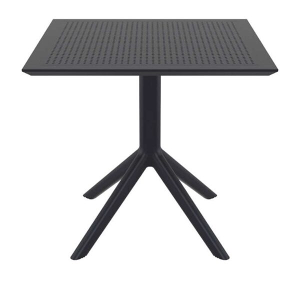 Αγόρασε SKY BLACK 80X80X74εκ. ΤΡΑΠΕΖΙ ΠΟΛ/ΝΙΟΥ σε μοναδική τιμή στο clickforshop.gr