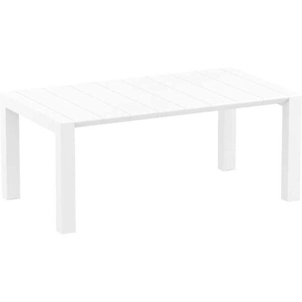 Αγόρασε VEGAS WHITE 100X180/220Χ75εκ. ΕΠΕΚΤ.ΤΡΑΠΕΖΙ ΠΟΛ/ΝΙΟΥ σε μοναδική τιμή στο clickforshop.gr