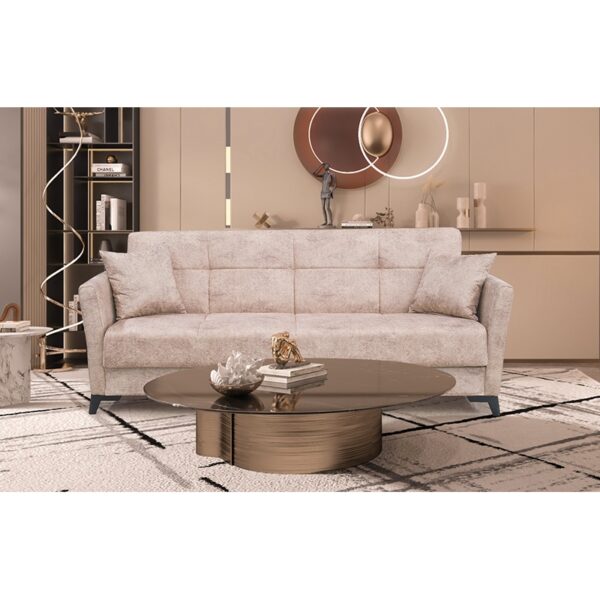 Αγόρασε AMELIA LIGHT BROWN ΥΦΑΣΜΑ 3ΘΕΣΙΟΣ ΚΑΝΑΠΕΣ/ΚΡΕΒΑΤΙ ΜΕ ΑΠΟΘ.ΧΩΡΟ 210X80εκ. σε μοναδική τιμή στο clickforshop.gr