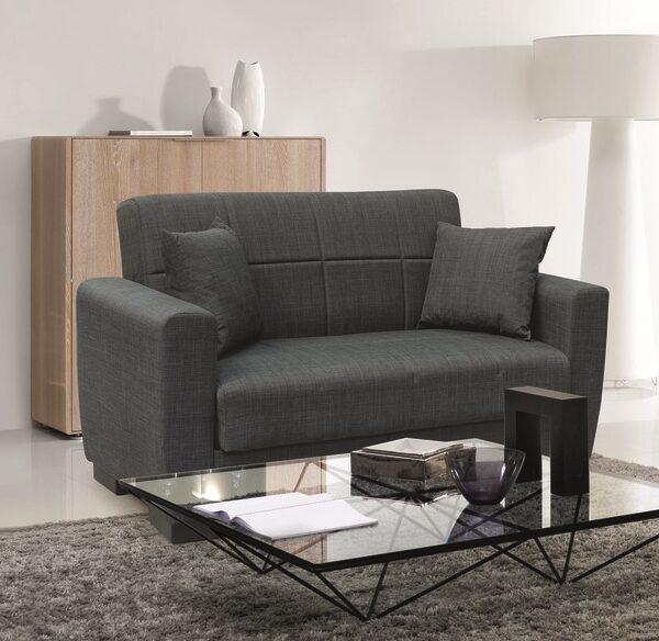 Αγόρασε ANIMA DARK GREY ΥΦΑΣΜΑ 2ΘΕΣΙΟΣ ΚΑΝΑΠΕΣ/ΚΡΕΒΑΤΙ ΜΕ ΑΠΟΘ.ΧΩΡΟ 150Χ80εκ. σε μοναδική τιμή στο clickforshop.gr