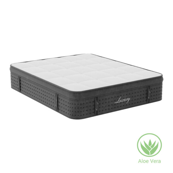 Αγόρασε Στρώμα Luxury pakoworld pocket spring+gel memory foam+latex διπλής όψης aloe vera 34-36cm 150x200εκ σε μοναδική τιμή στο clickforshop.gr