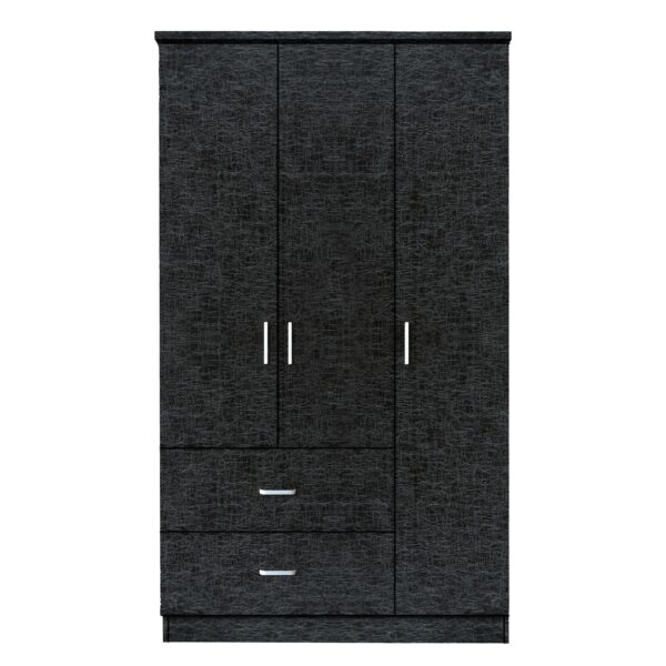 Αγόρασε Ντουλάπα ArteLibre FRITILLARIA Μαύρο Μοριοσανίδα 89x42x181cm σε μοναδική τιμή στο clickforshop.gr