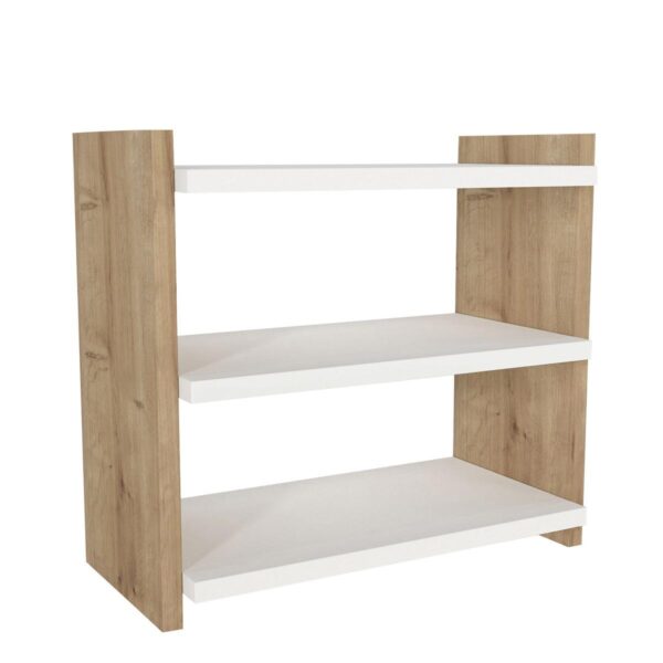 Αγόρασε Ράφι Επιτραπέζιο ArteLibre ABELL Λευκό/Φυσικό Μοριοσανίδα/Μελαμίνη 44x17x40cm σε μοναδική τιμή στο clickforshop.gr