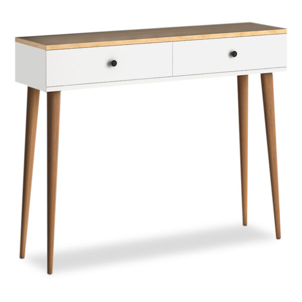 Αγόρασε το Κονσόλα μελαμίνης Alis Megapap χρώμα pine white 110x29x88εκ. σε μοναδική τιμή στο clickforshop.gr