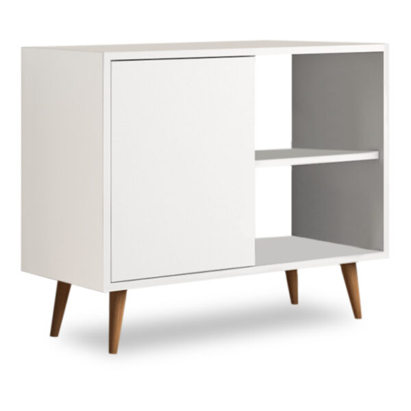 Αγόρασε το Κονσόλα - μπουφές μελαμίνης Luce Megapap χρώμα λευκό 80x35x66εκ. σε μοναδική τιμή στο clickforshop.gr