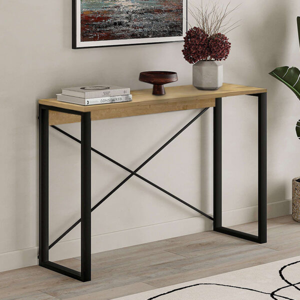 Αγόρασε το Κονσόλα Archie Megapap χρώμα sapphire oak 110x35x75εκ. σε μοναδική τιμή στο clickforshop.gr